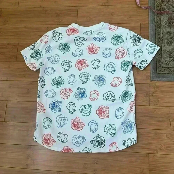 Kenzo Paris tiger animal head graphic tee size 12 - Picture 5 of 6